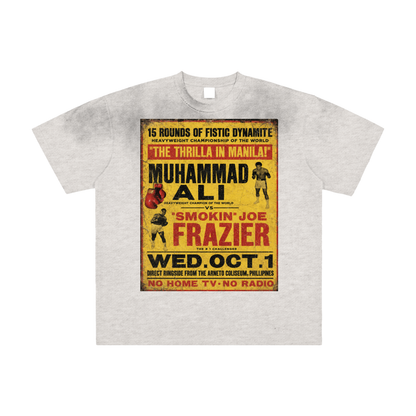 ALI/FRAZIER Washed Frayed T-Shirt