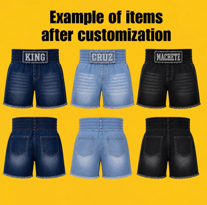 Denim Boxing Trunks