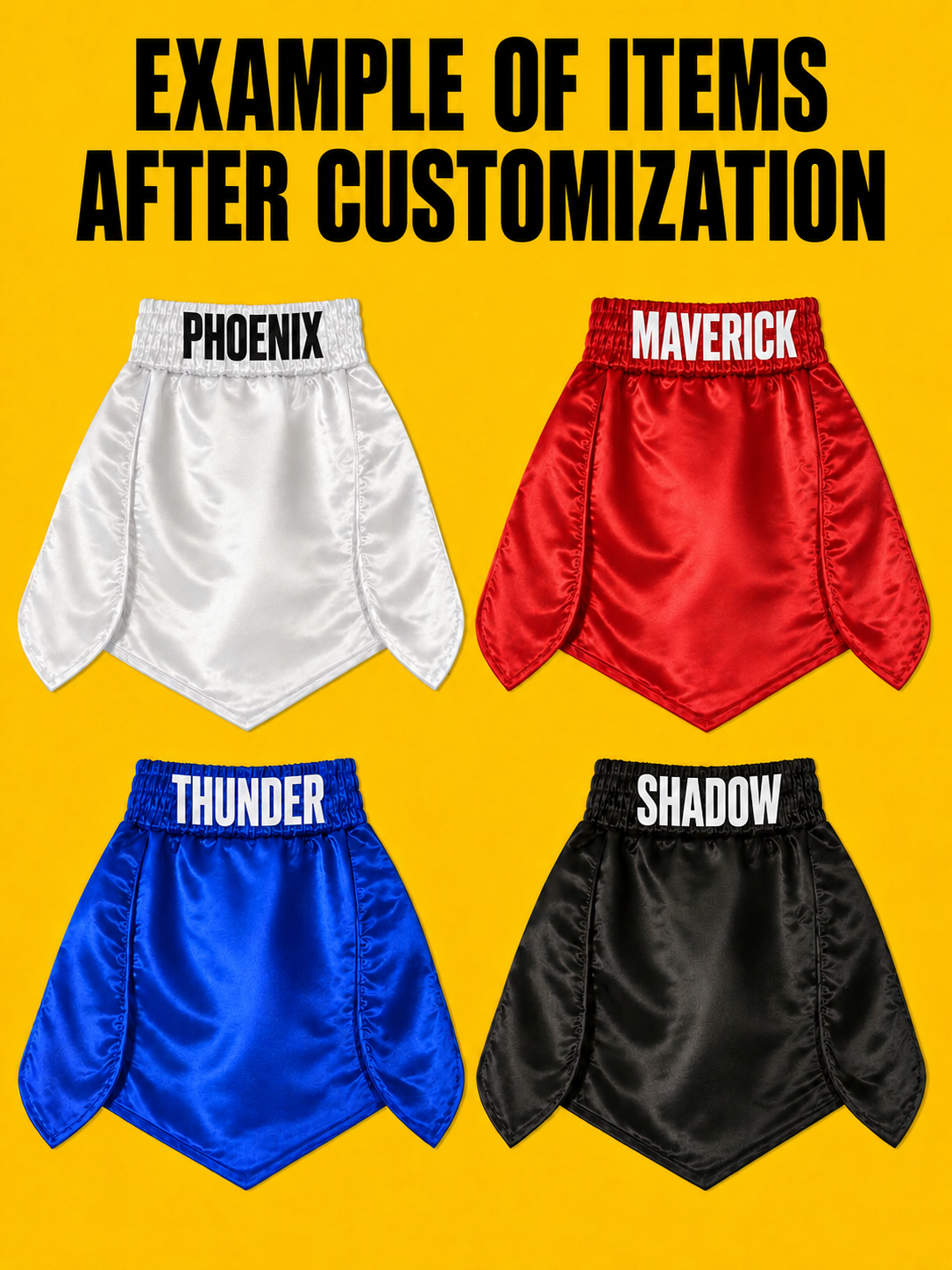 Satin Gladiator Boxing Trunks