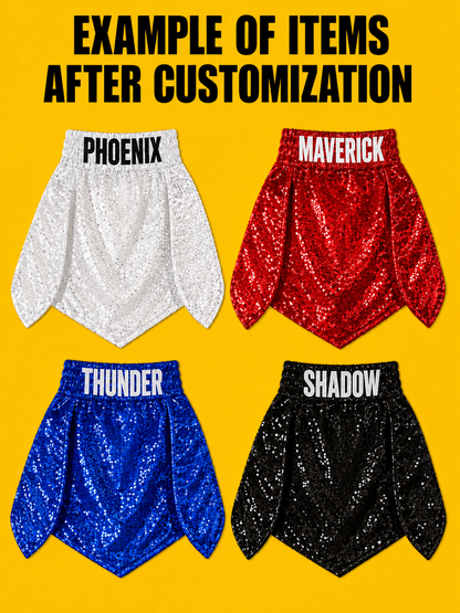 Sequin Gladiator Trunks