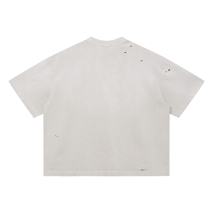 TYSON/HOLYFIELD Distressed Boxy Oversized T-Shirt