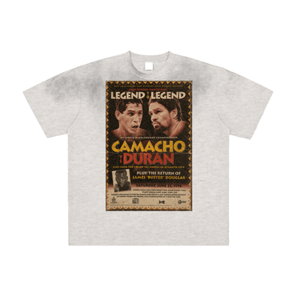 CAMACHO/DURAN Washed Frayed T-Shirt