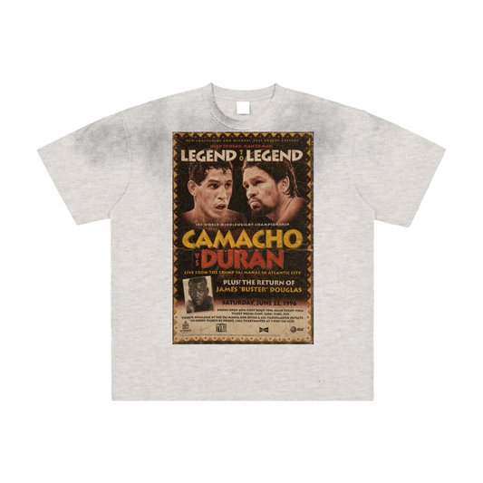 CAMACHO/DURAN Washed Frayed T-Shirt
