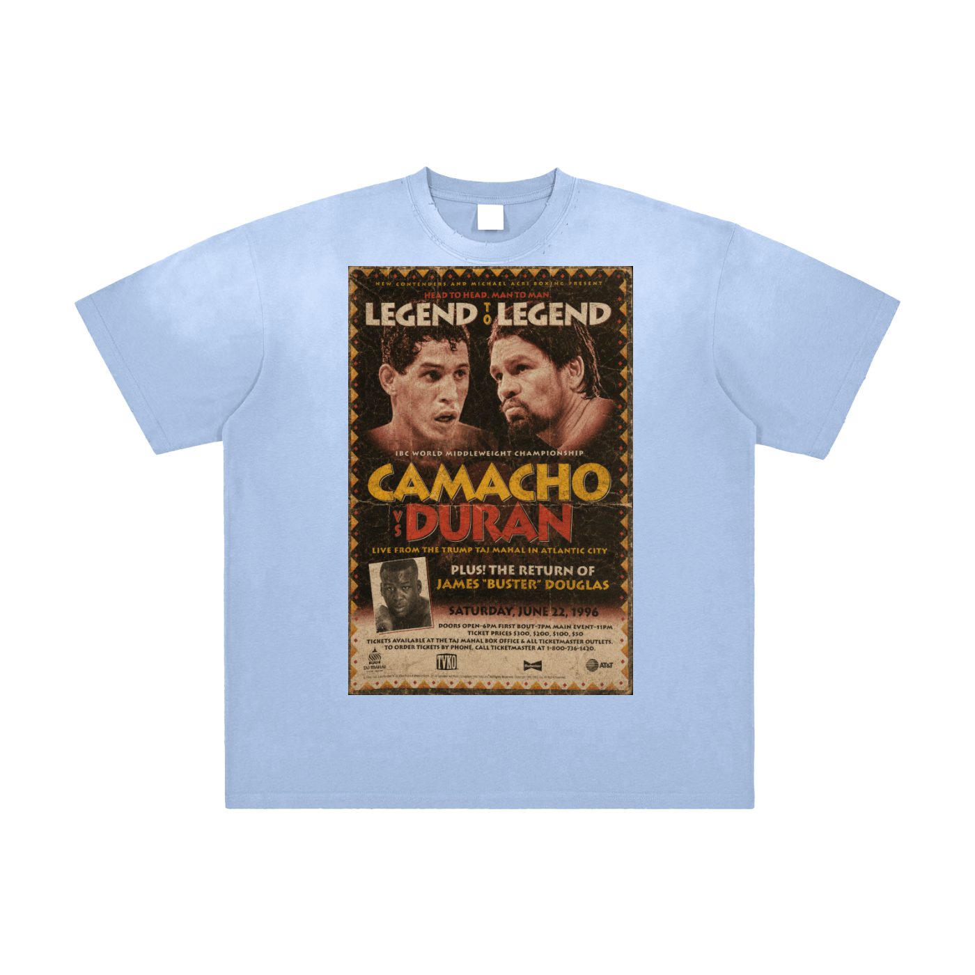 CAMACHO/DURAN Washed Frayed T-Shirt