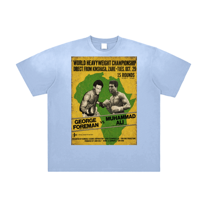 ALI/FOREMAN Washed Frayed T-Shirt