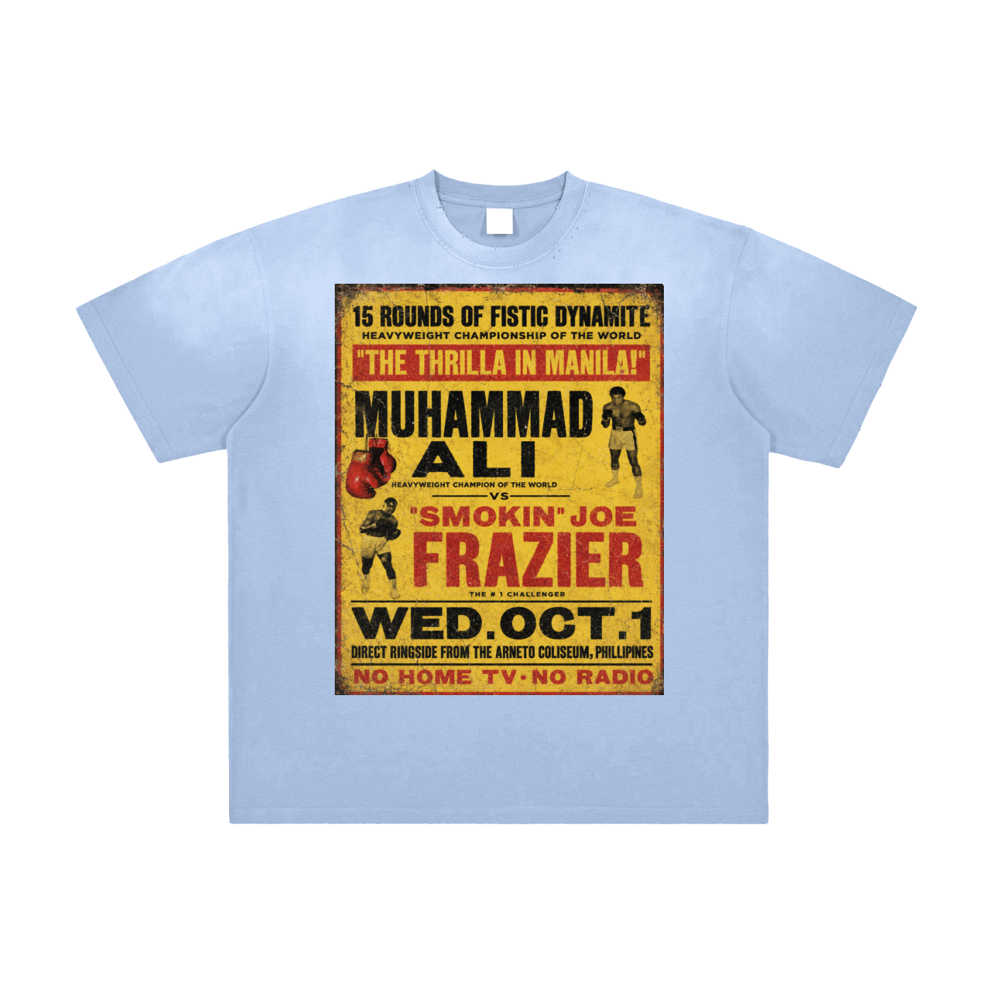 ALI/FRAZIER Washed Frayed T-Shirt